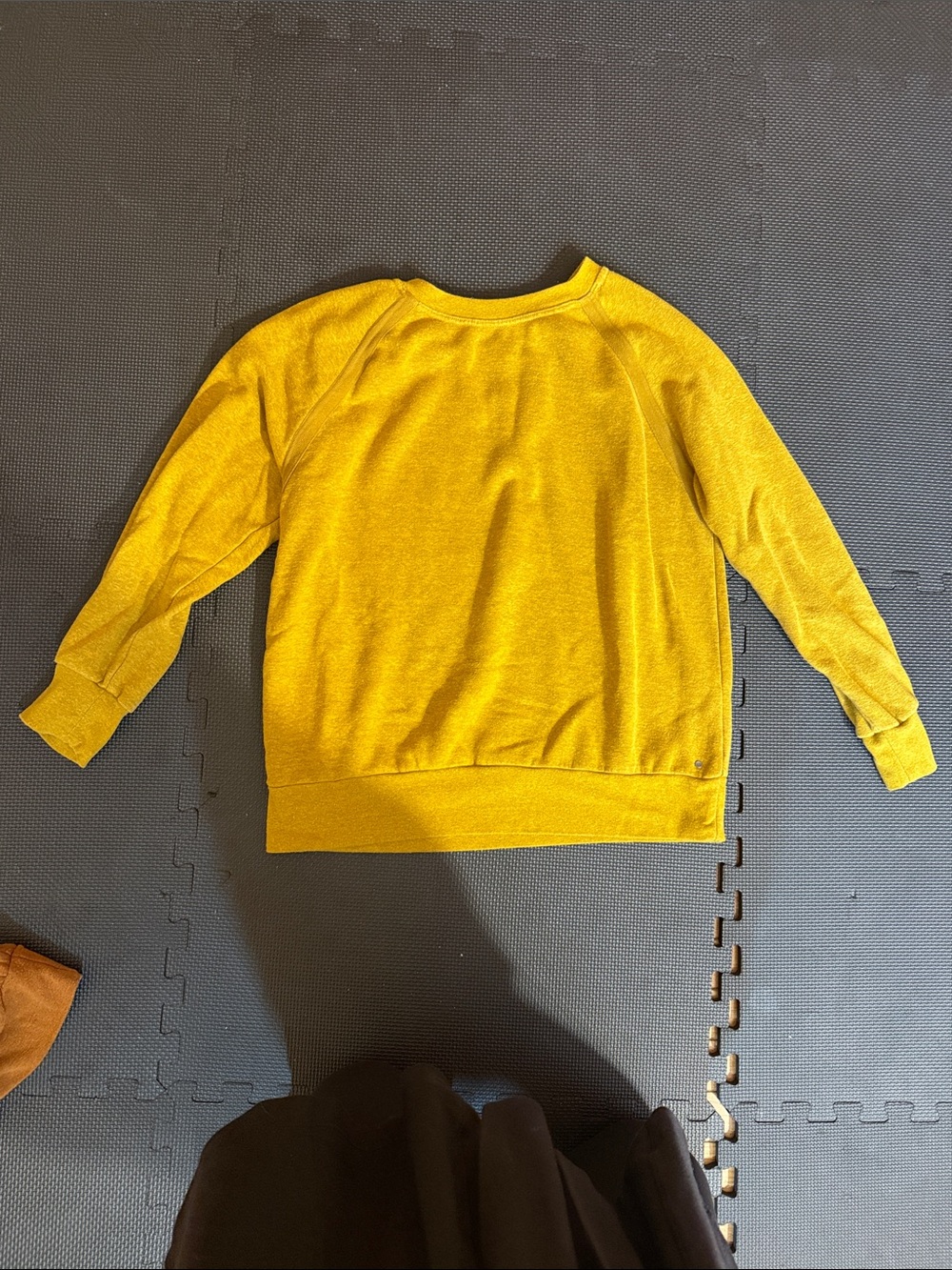 Prana Women's Mustard Crewneck Sweatshirt
